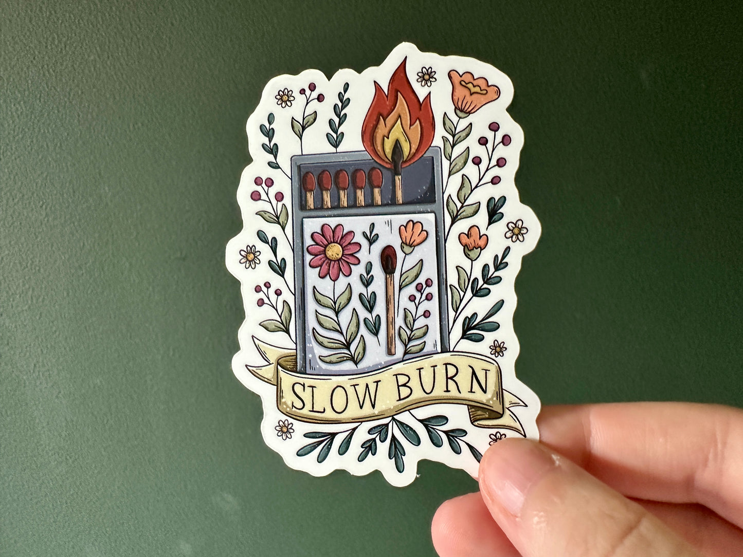 Autocollant Slow Burn Die Cut
