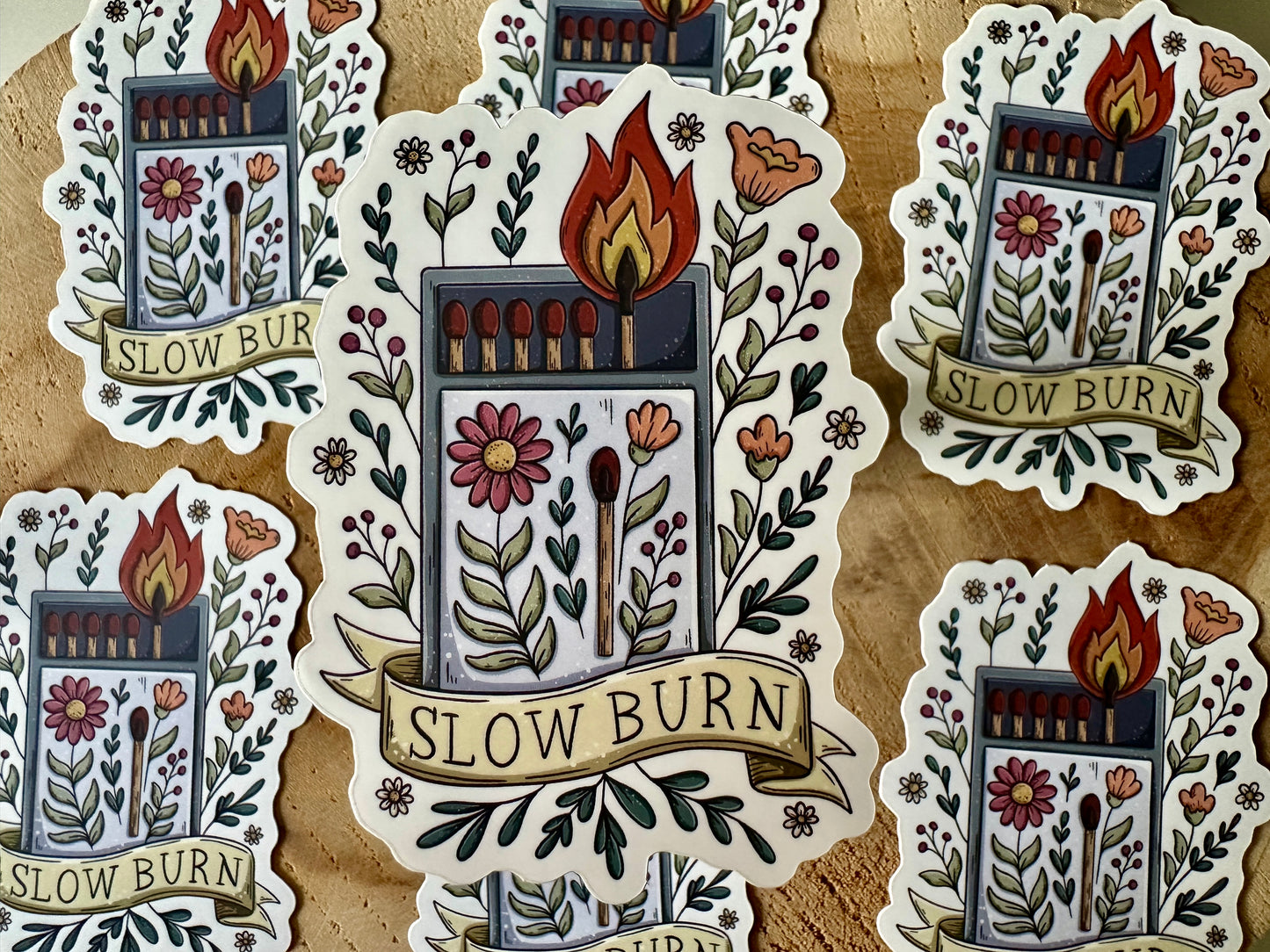 Autocollant Slow Burn Die Cut