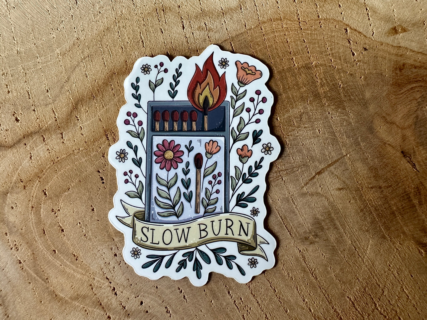 Autocollant Slow Burn Die Cut