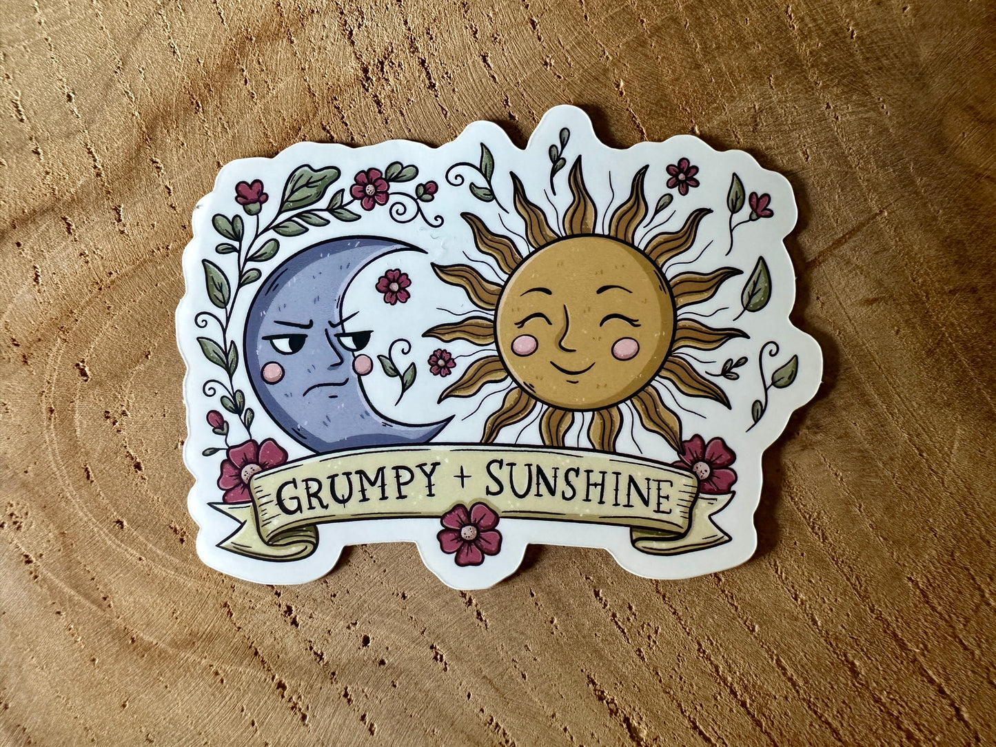 Autocollant Grumpy + Sunshine Die Cut