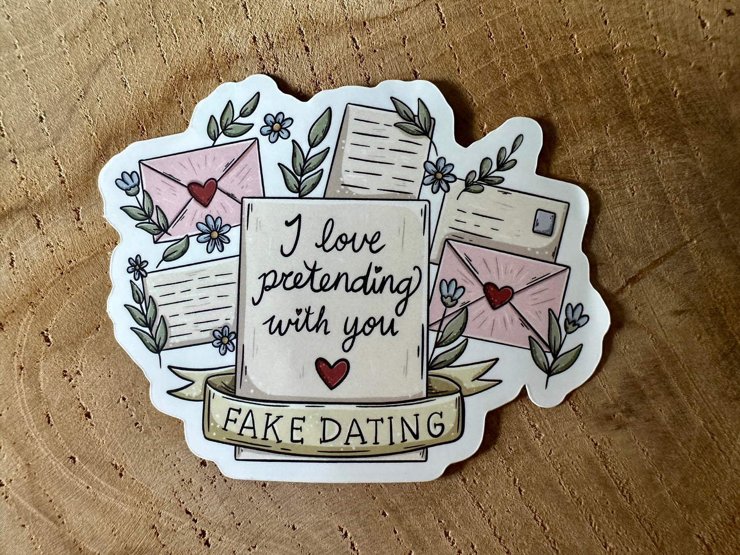 Autocollant Fake Dating Die Cut