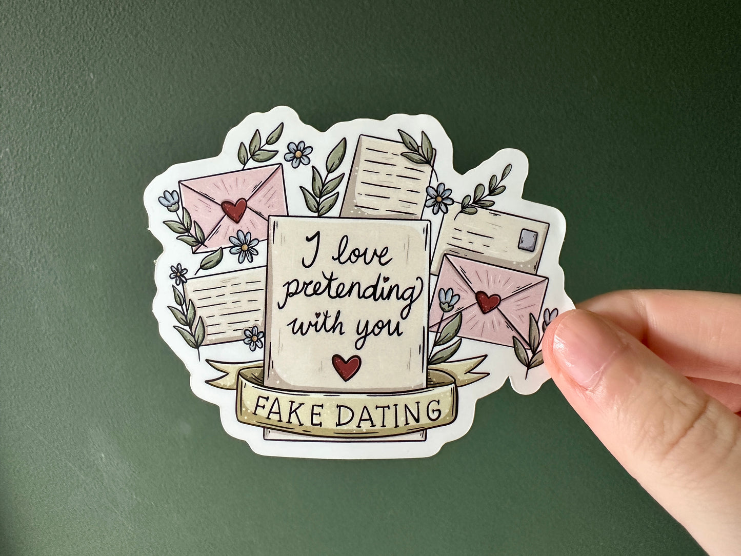 Autocollant Fake Dating Die Cut