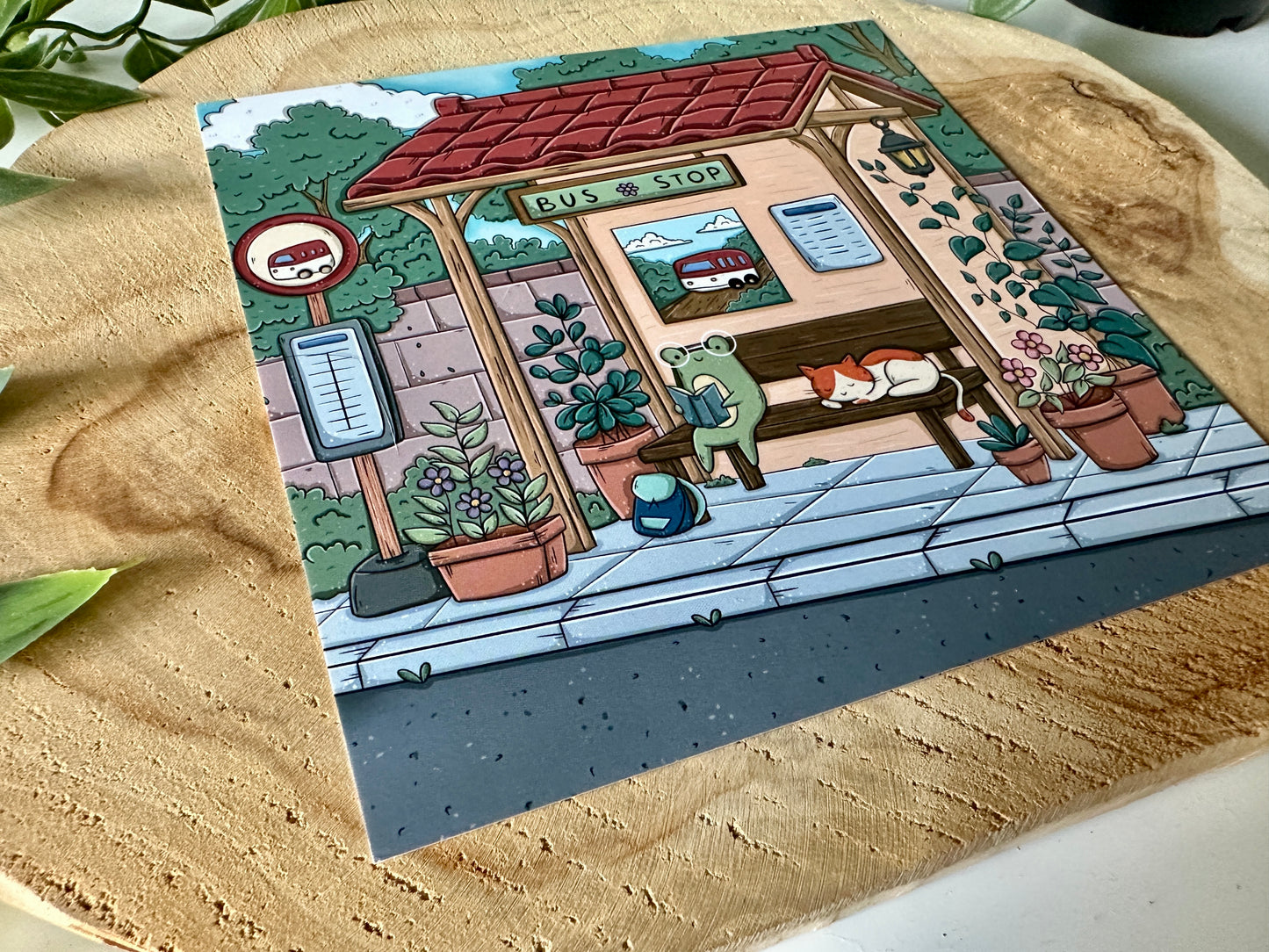 Carte postale : Bus Stop