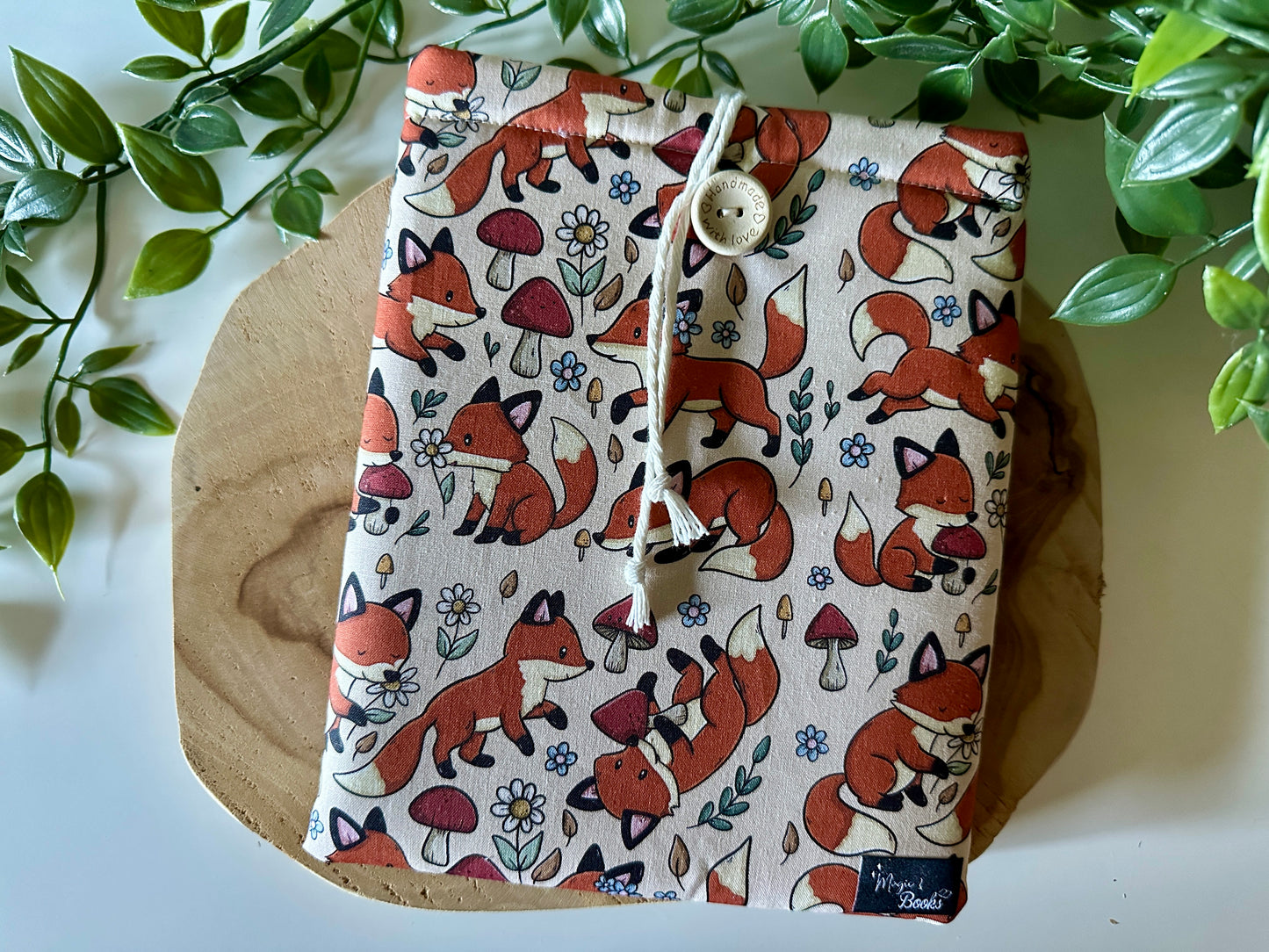 Housse de lecteur E-Reader Baby Foxes (design personnel)