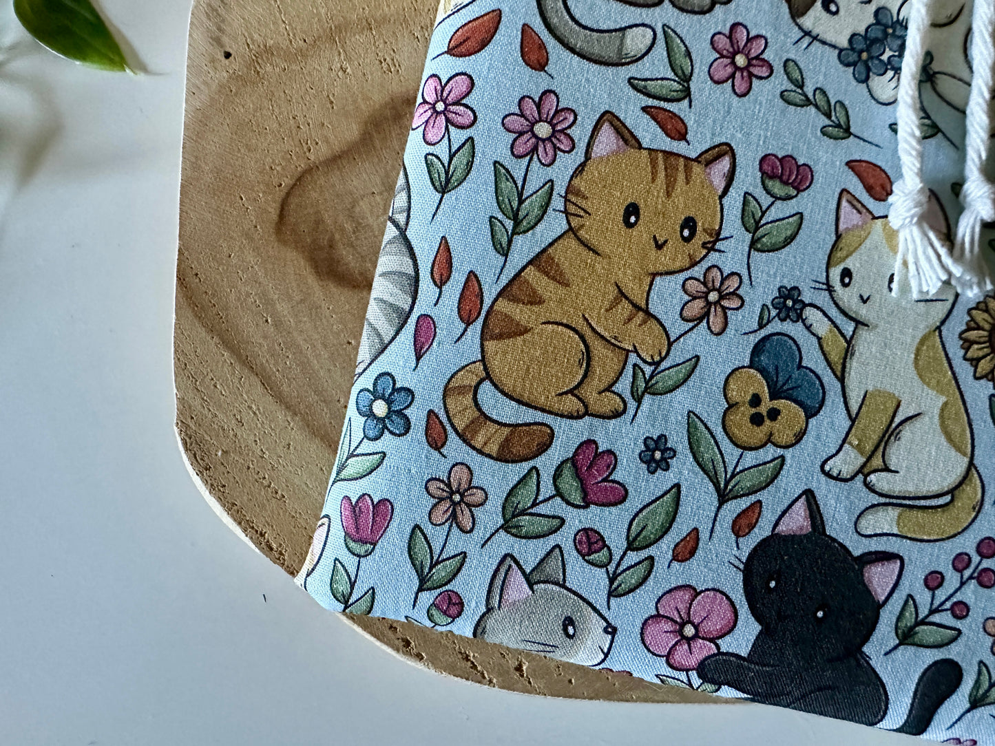 Housse de lecteur E-Reader Cats & Flowers (design personnel)