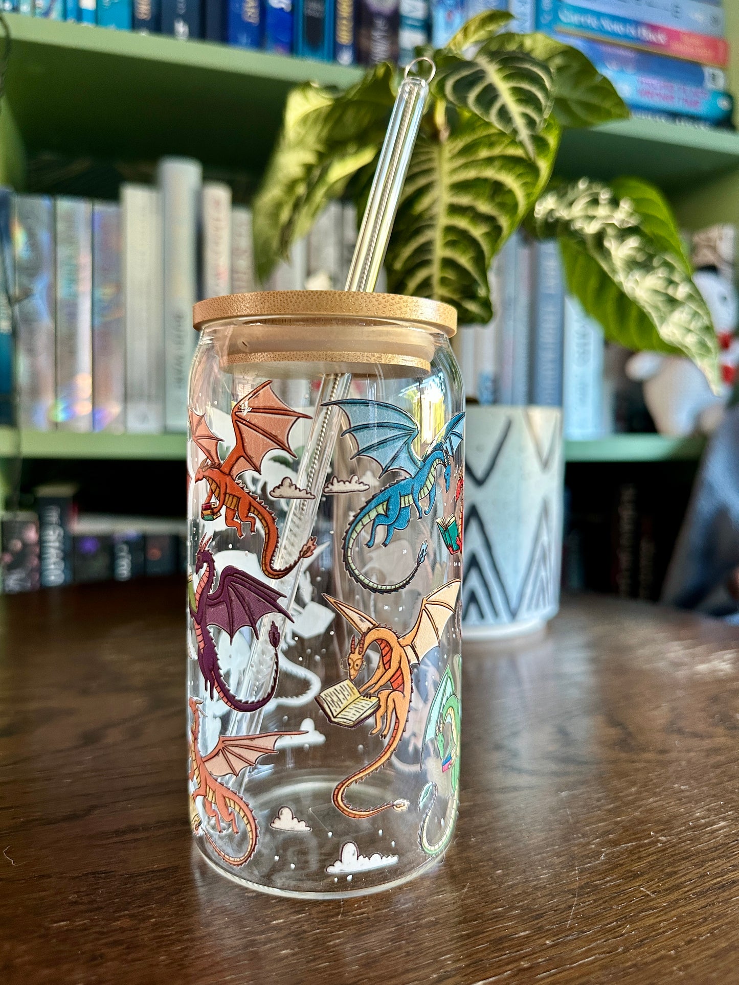 Flying Dragons Glazen Tumbler