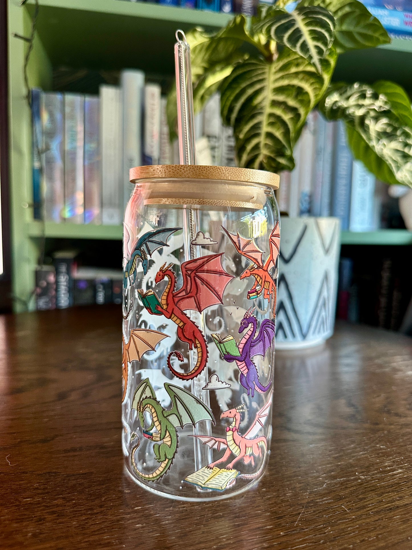 Flying Dragons Glazen Tumbler