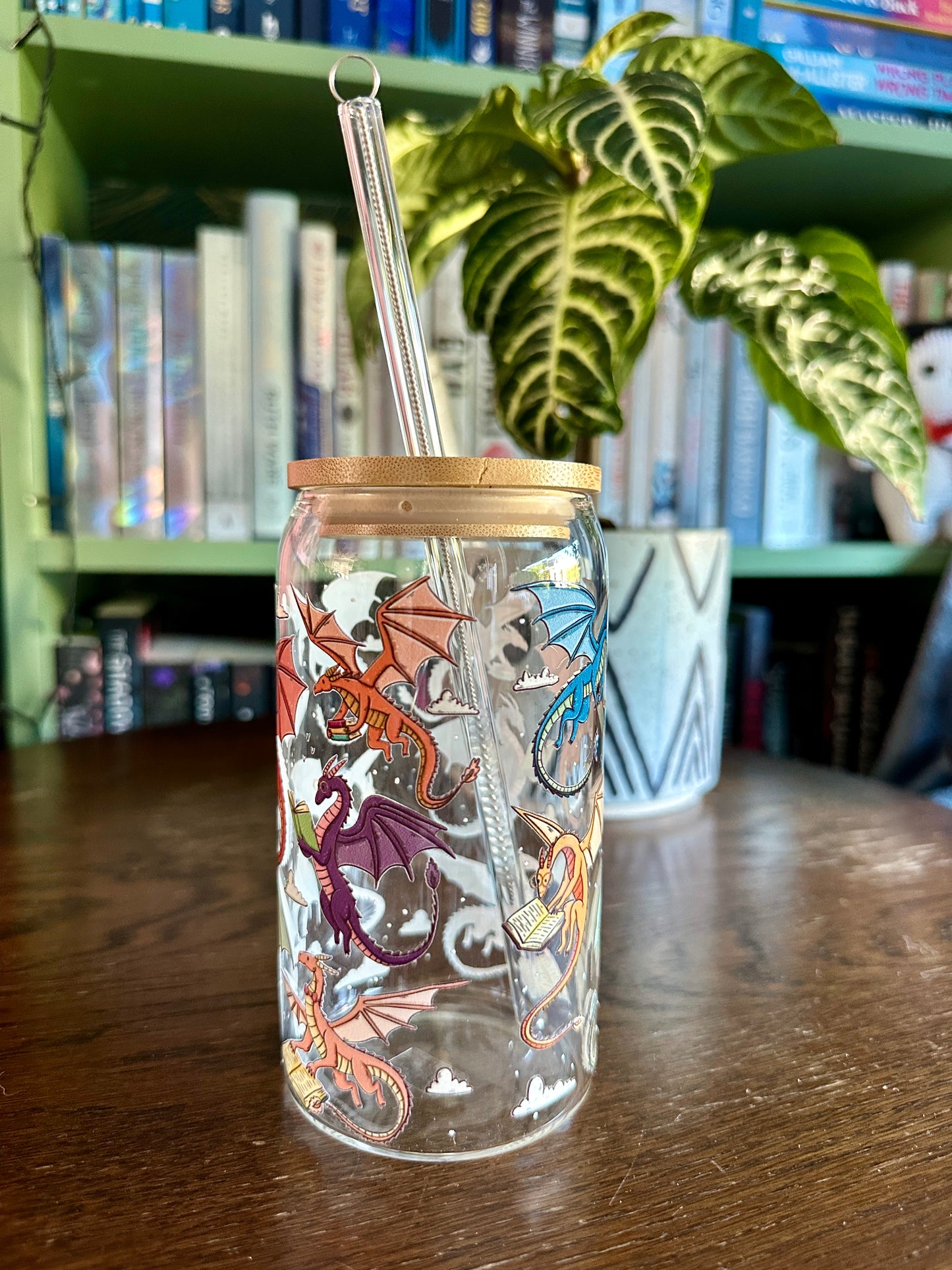 Flying Dragons Glazen Tumbler