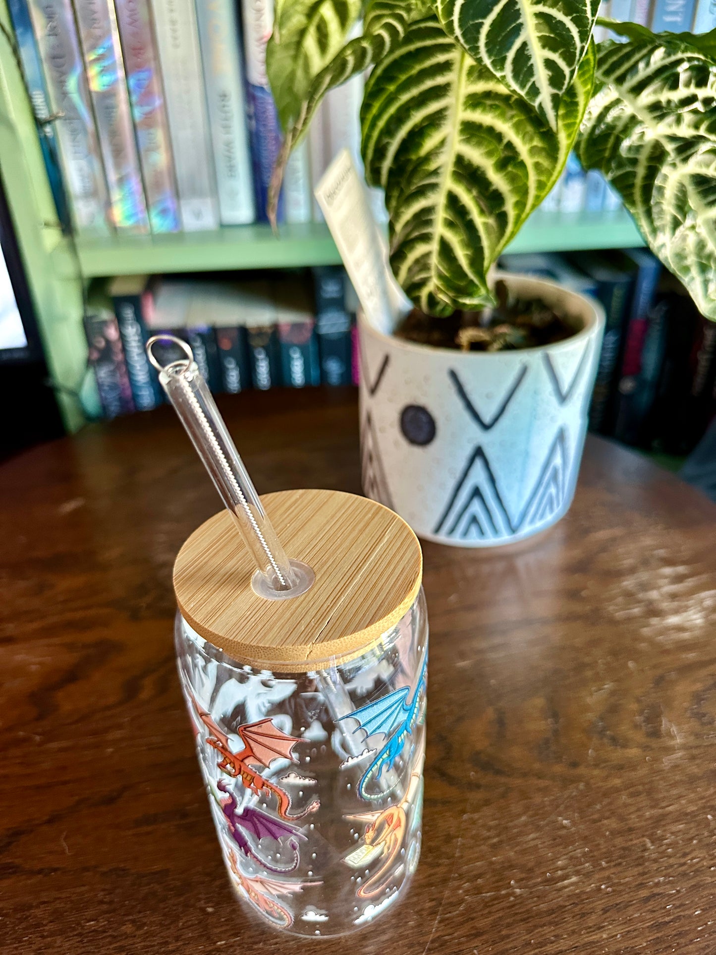 Flying Dragons Glazen Tumbler
