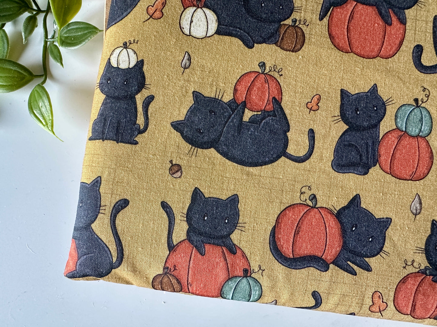 XL Black Cats & Pumpkins Boekenhoes (Eigen Ontwerp)