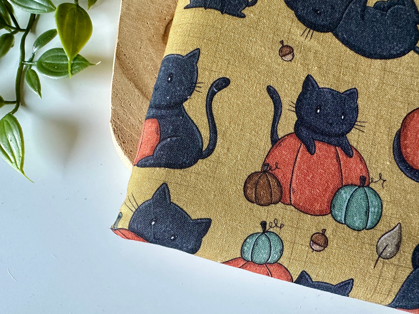Black Cats & Pumpkin Housse de Livre (Design personnel)