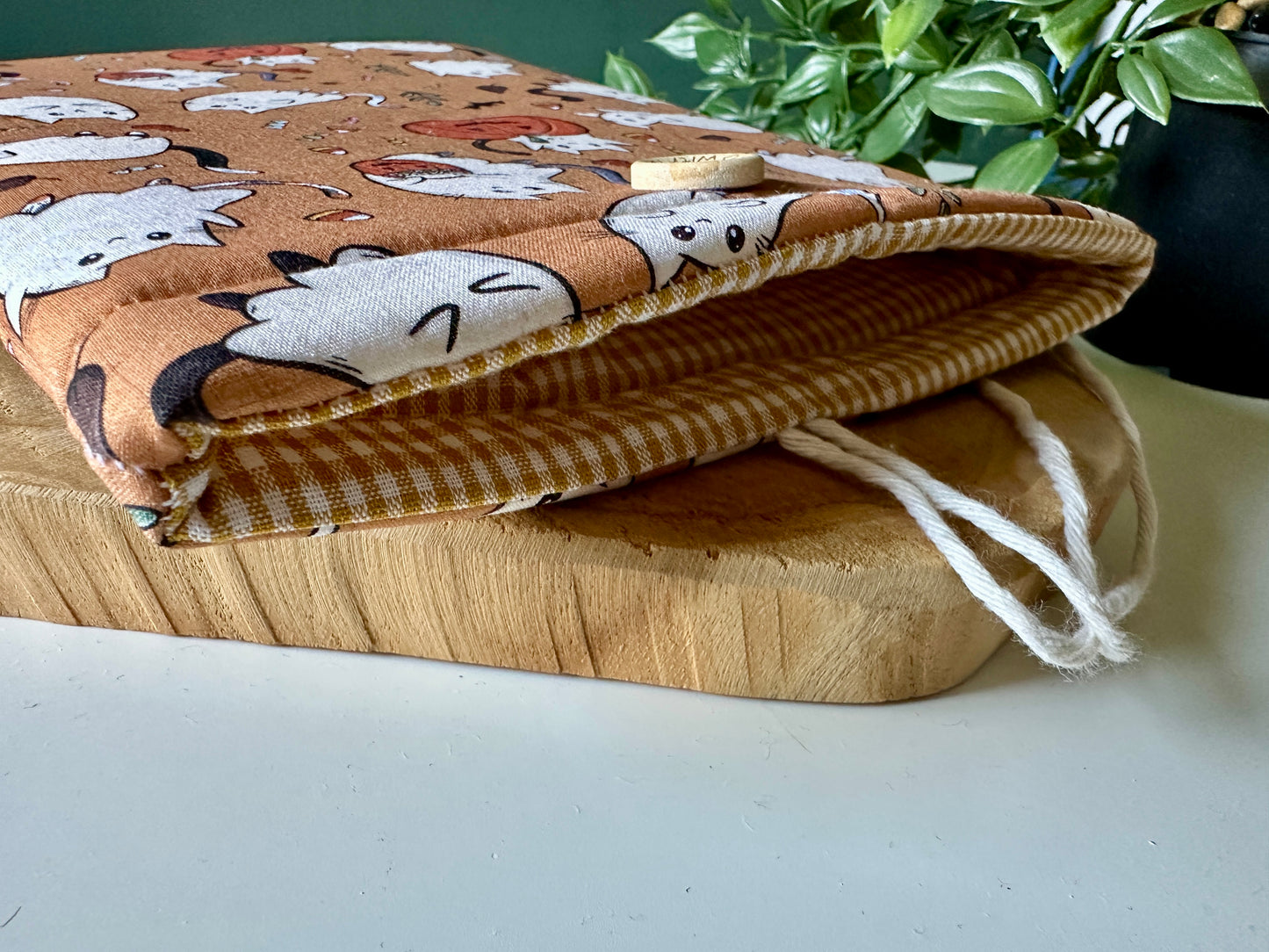 Ghost Cat Housse de Livre (Design personnel)