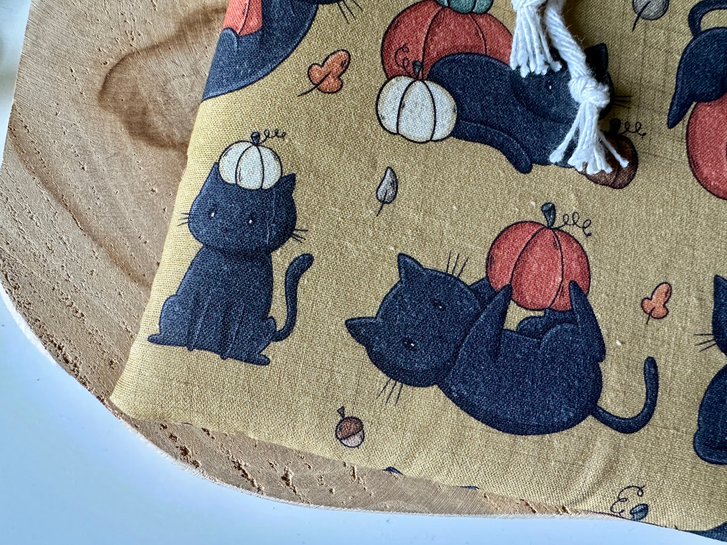 Housse de lecteur E-Reader Black Cat & Pumpkins (design personnel)