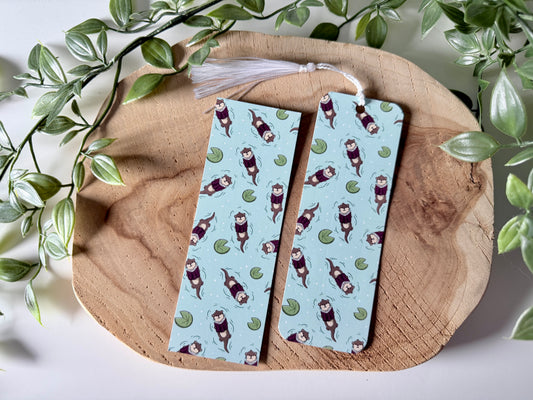 Floating Otter Bookmark