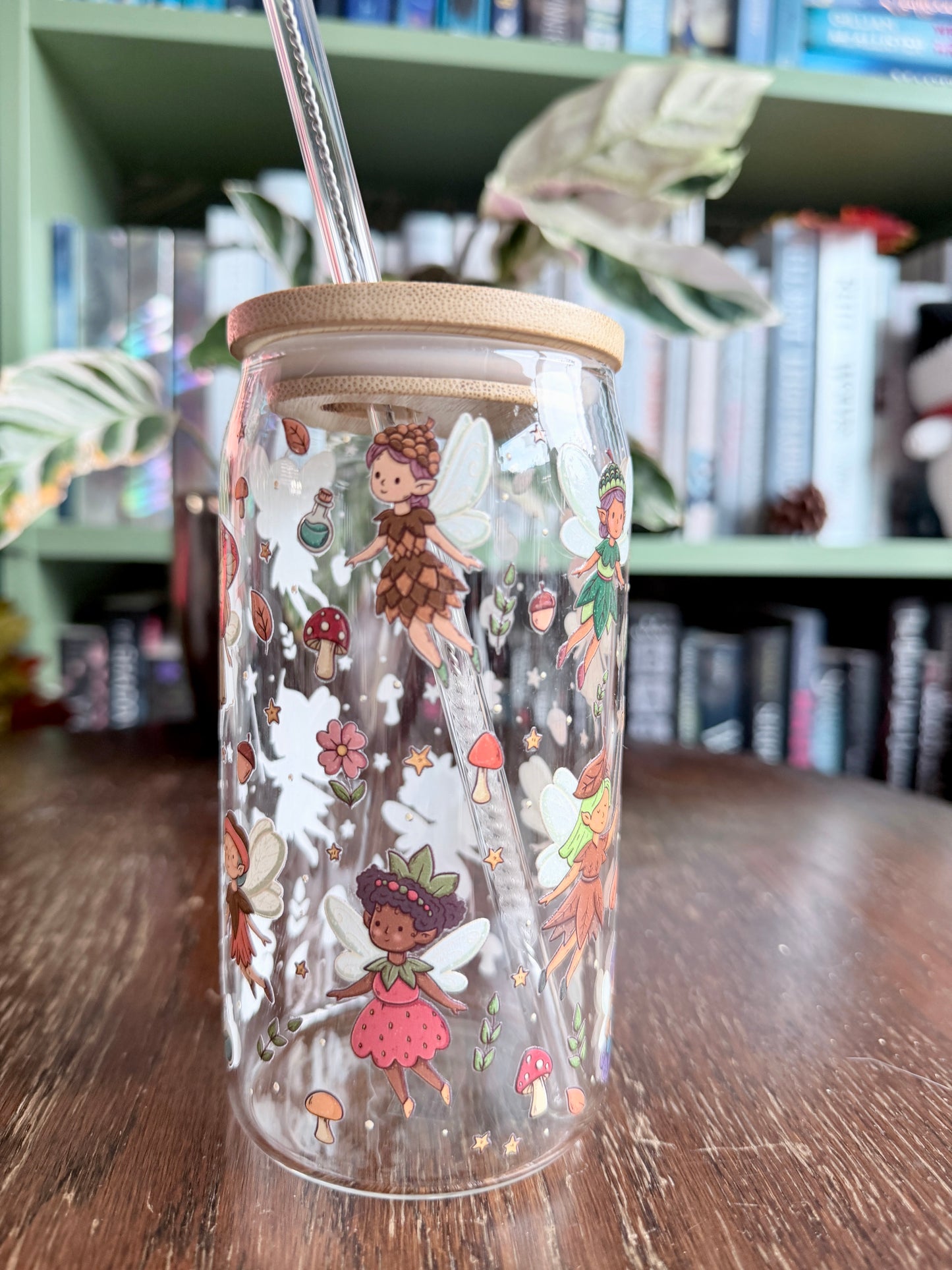 Forest Fairies Glass Tumbler