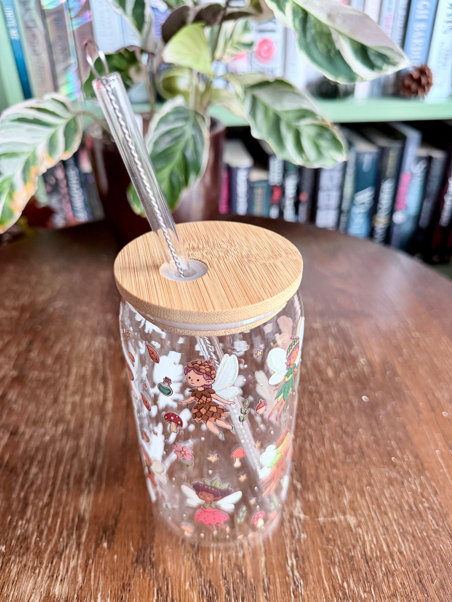 Forest Fairies Glass Tumbler