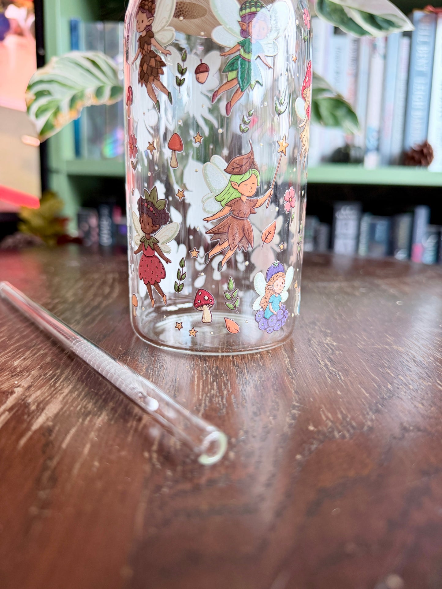 Forest Fairies Glass Tumbler