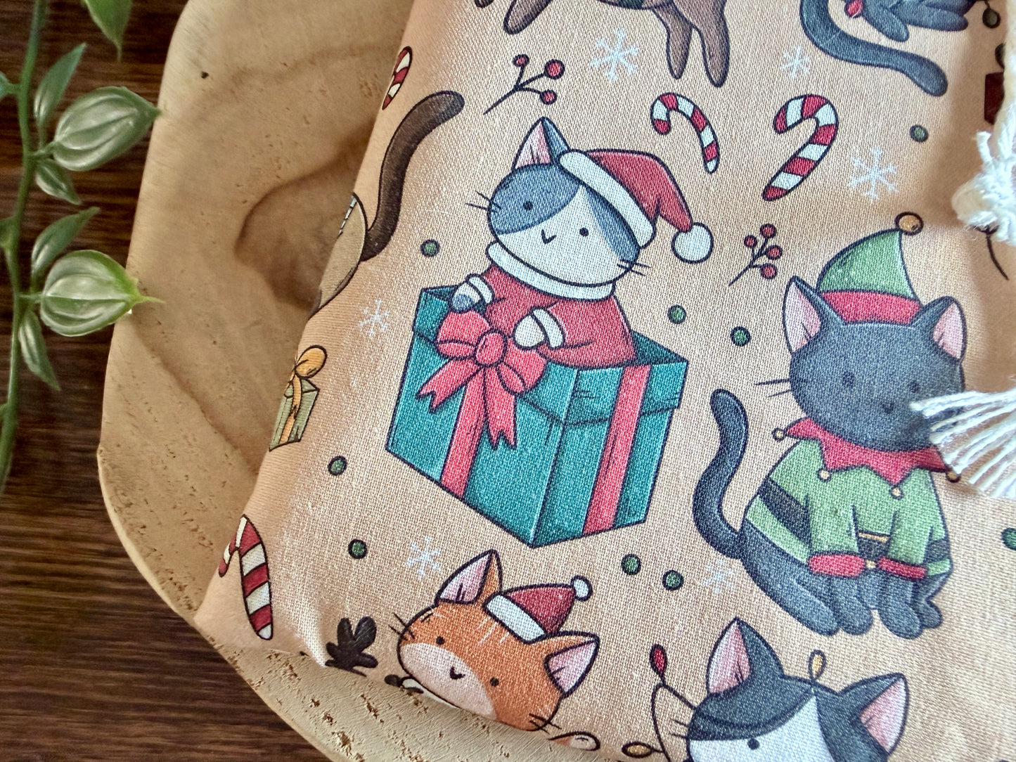 Housse de lecteur E-Reader Christmas Cats (design personnel)