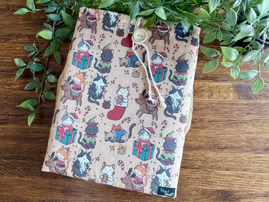 XL Christmas Cats Booksleeve (Propre Design)