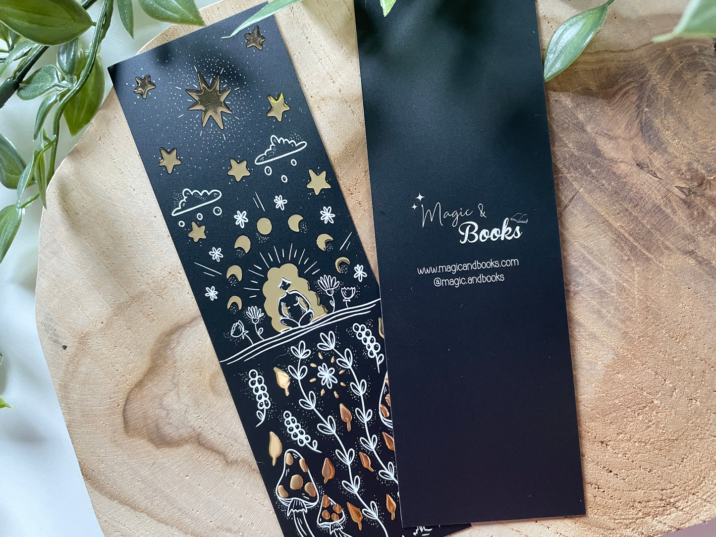 Goddess Gold Foil Bookmark