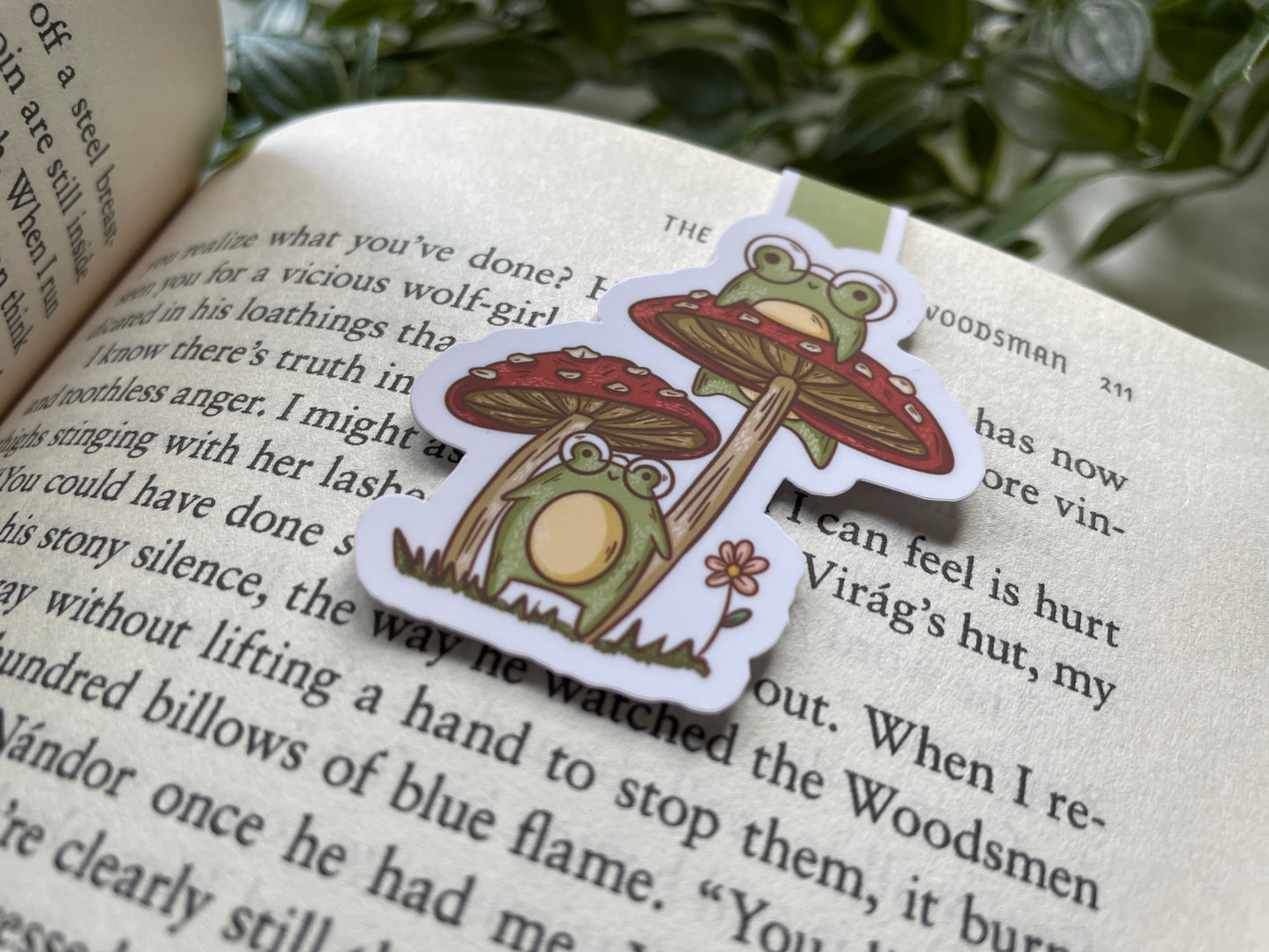 Magnetisches Lesezeichen Frosch-Spielereien