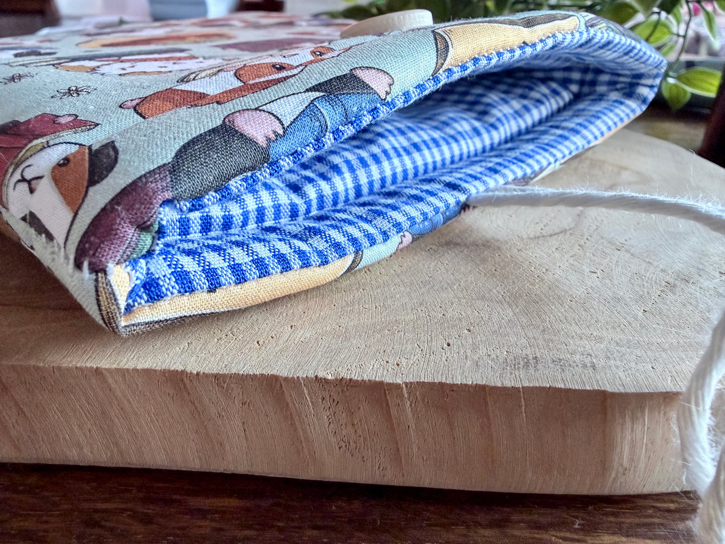 Guinea Pigs & Books E-Reader Sleeve (Own Design)