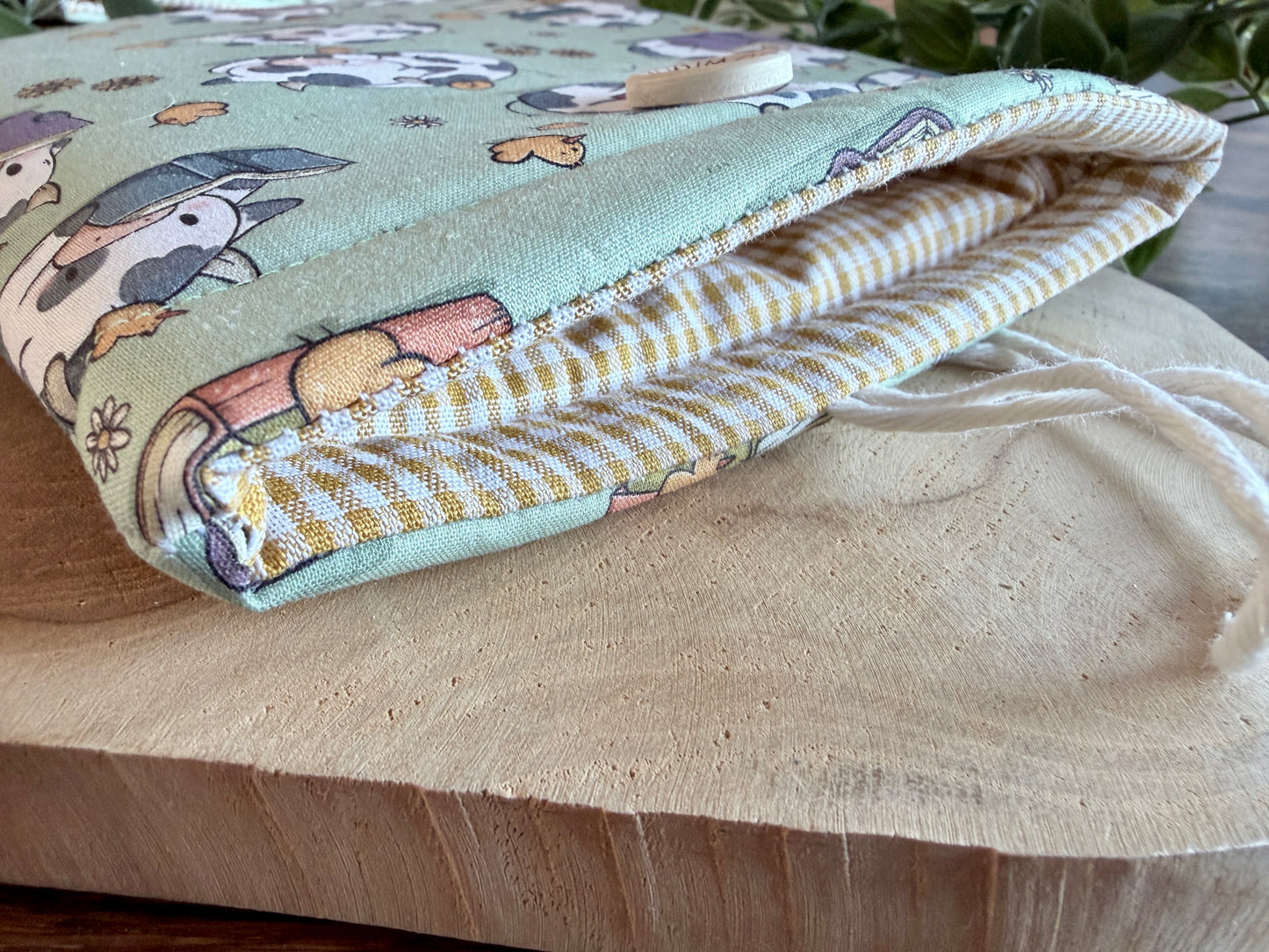 Housse de lecteur E-Reader Cows and Baby Chickens (design personnel)