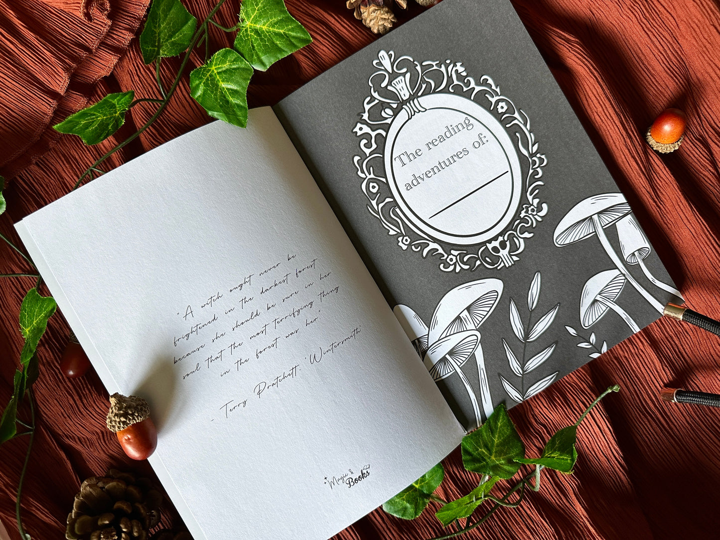 Reading Journal Dark Forest Edition