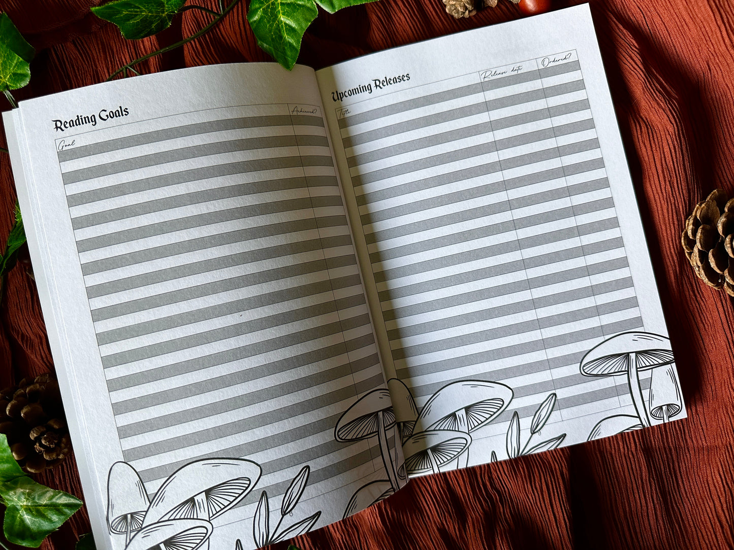 Reading Journal Dark Forest Edition