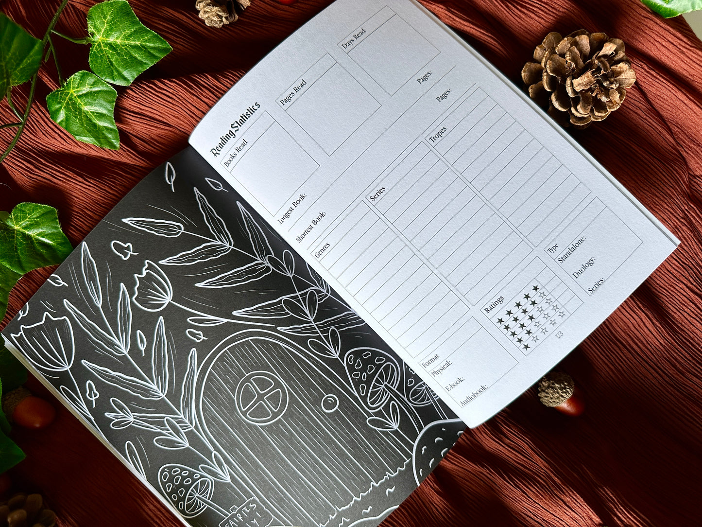 Reading Journal Dark Forest Edition