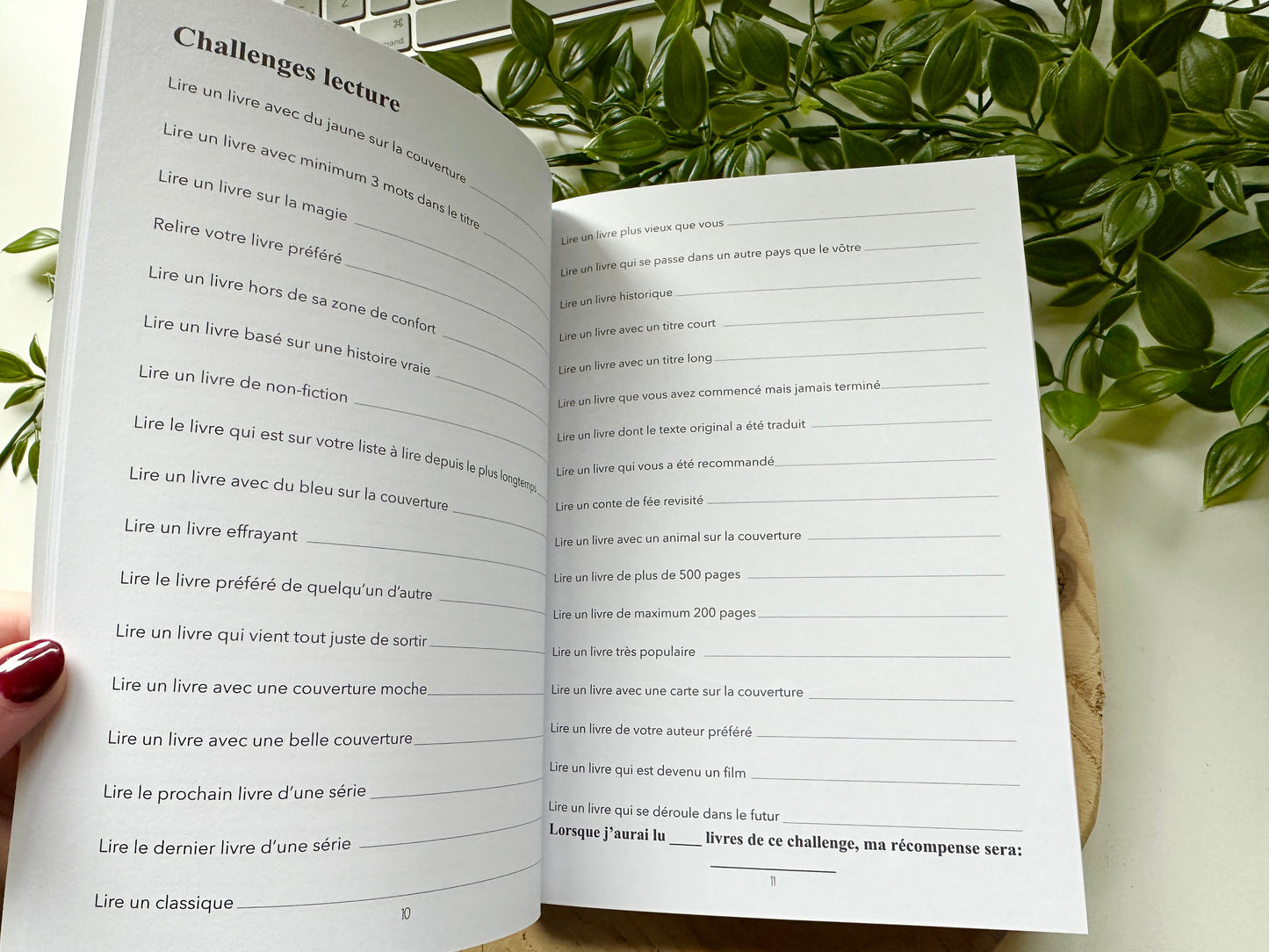 (FRENCH VERSION) Journal de Lecture Vert