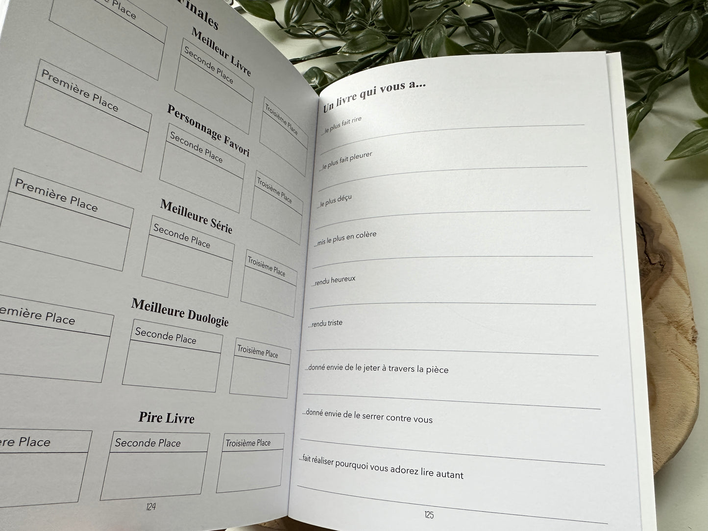 (FRENCH VERSION) Journal de Lecture Vert