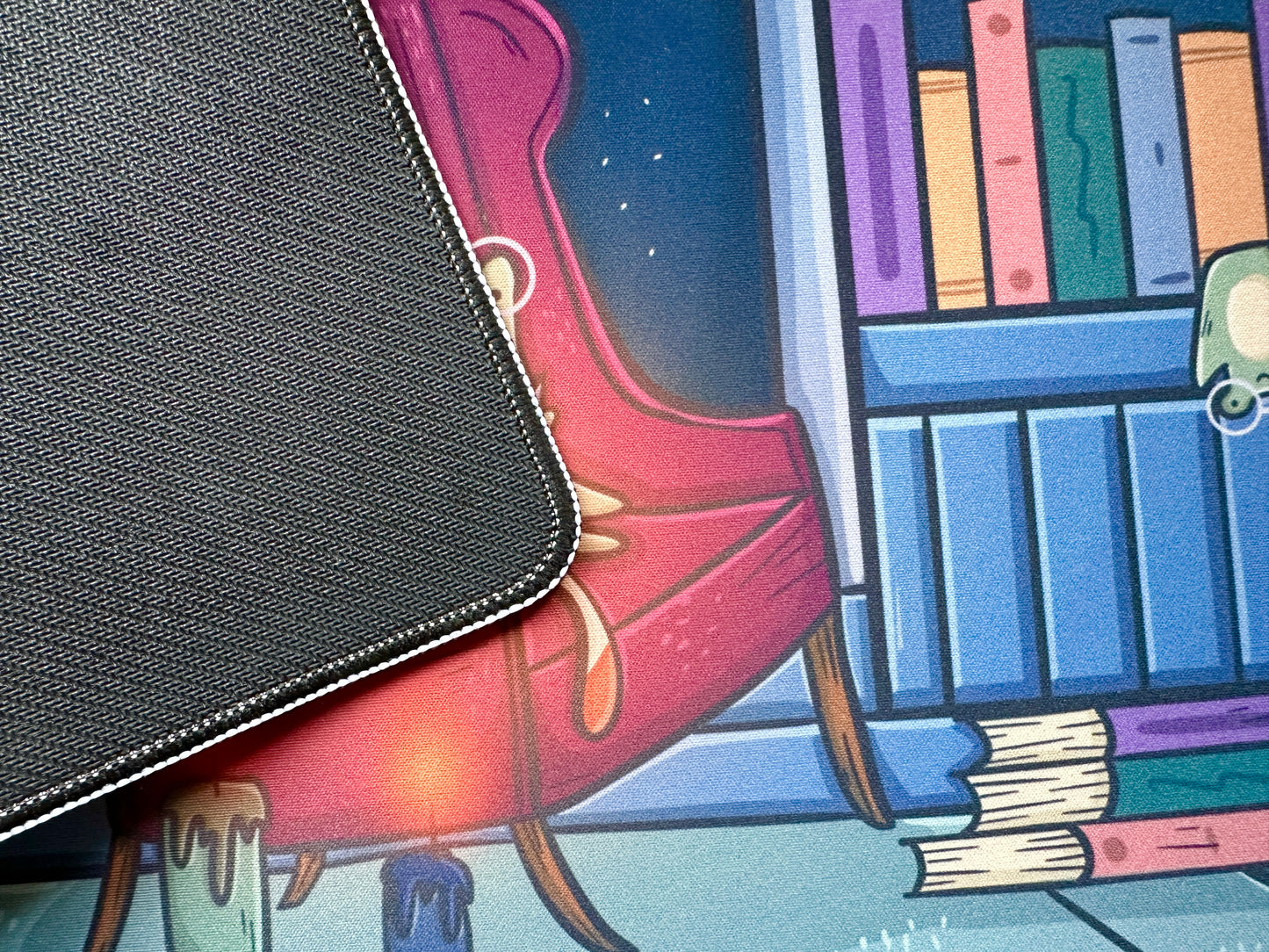 Reading By Candlelight Desk Mat / Gaming Mousepad
