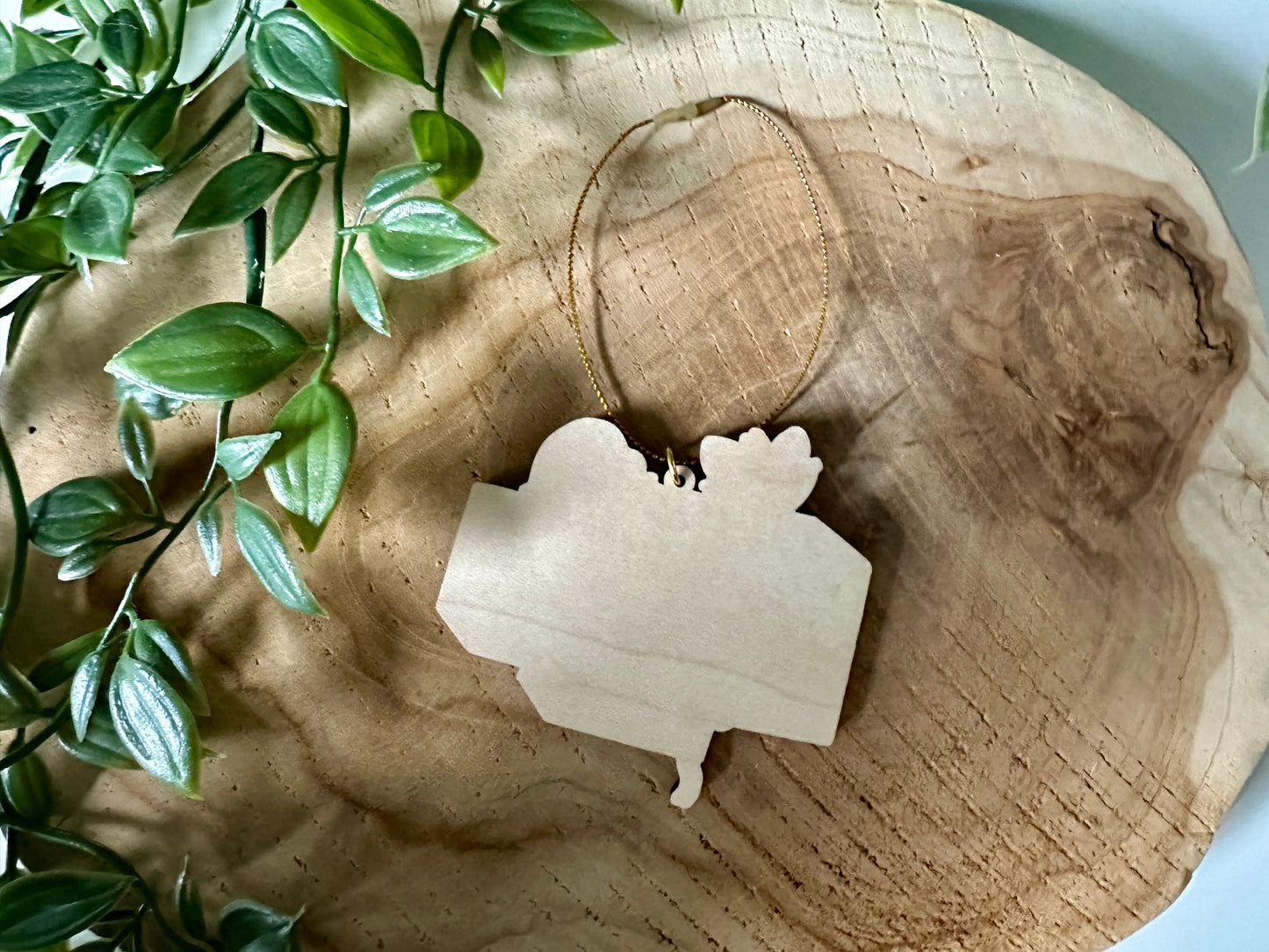 Präsent Freunde Holz Weihnachtsbaum Ornament