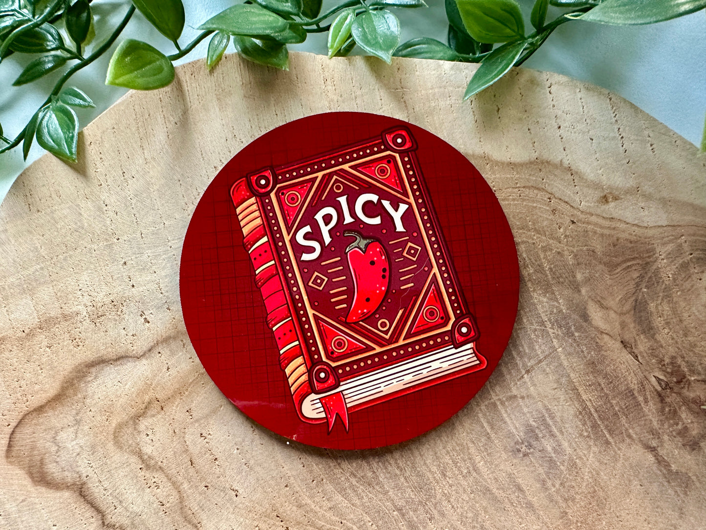 Spicy Book Coaster