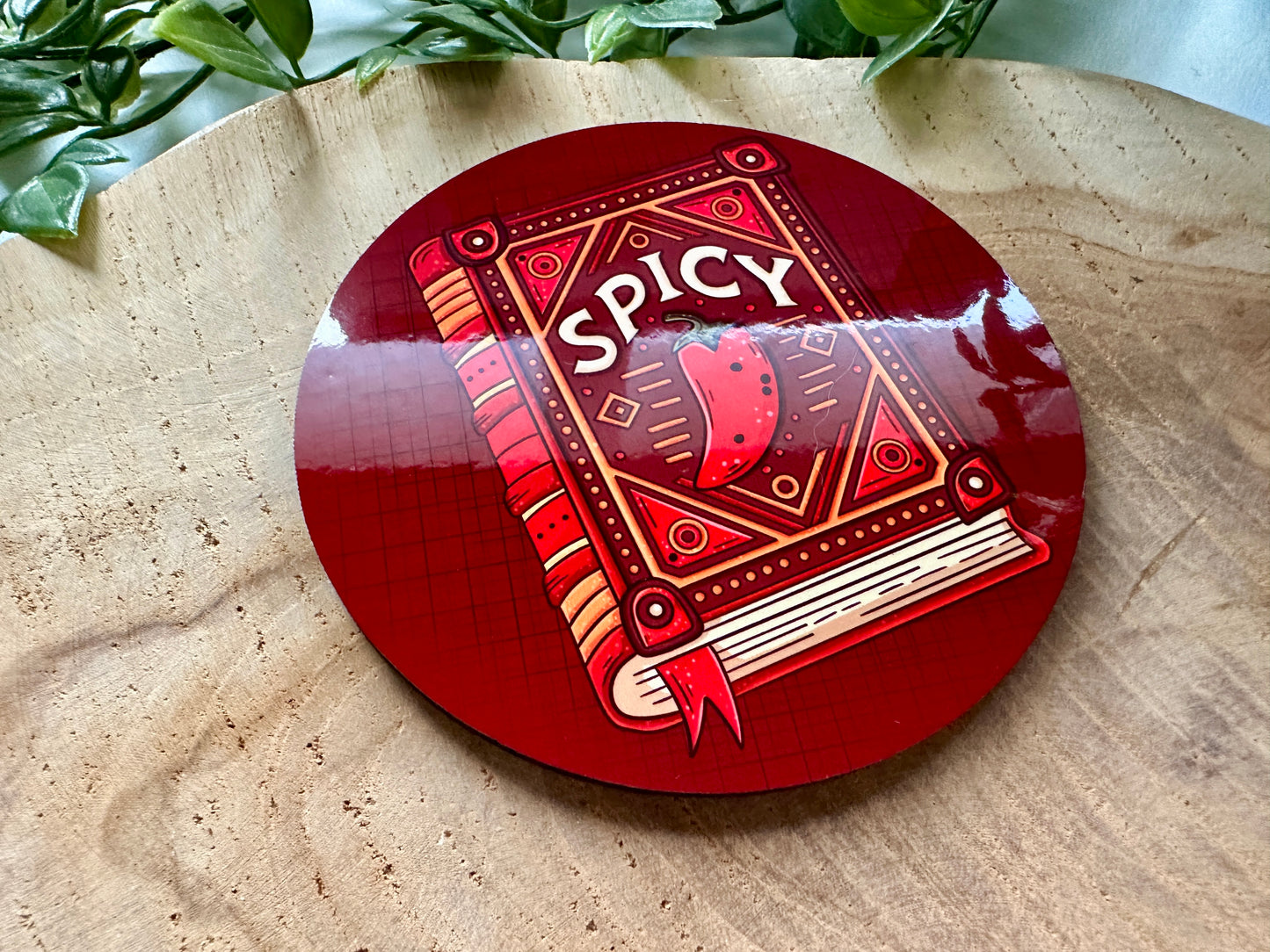 Spicy Book Coaster