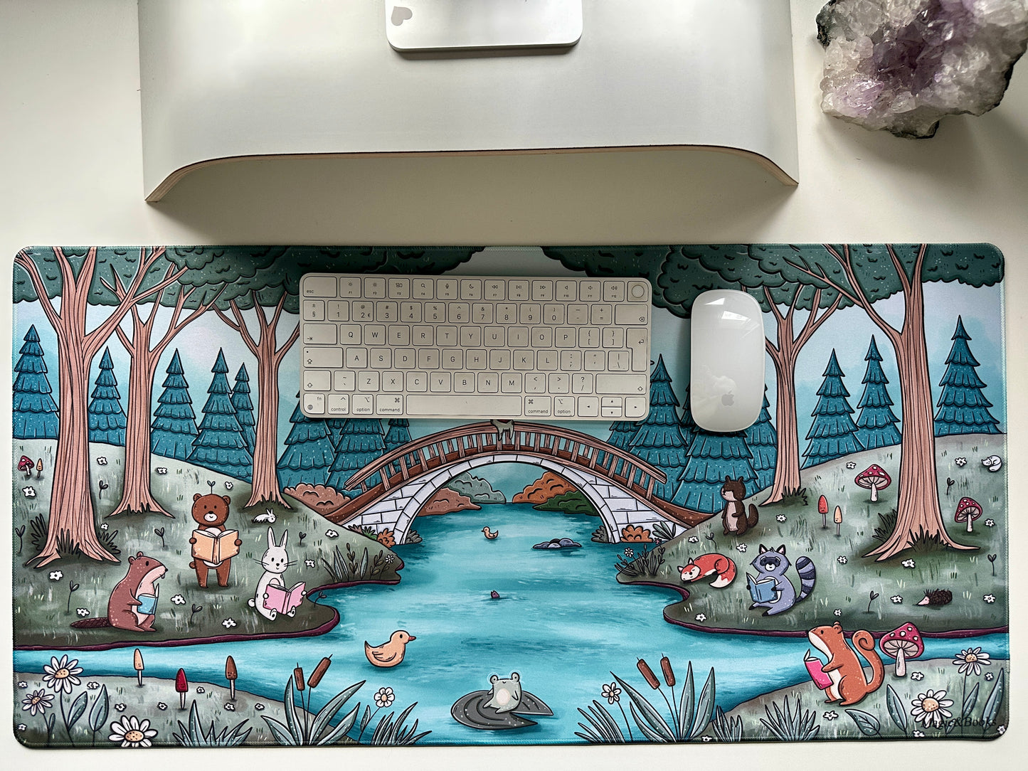 At the Lake Desk Mat / Gaming Mousepad
