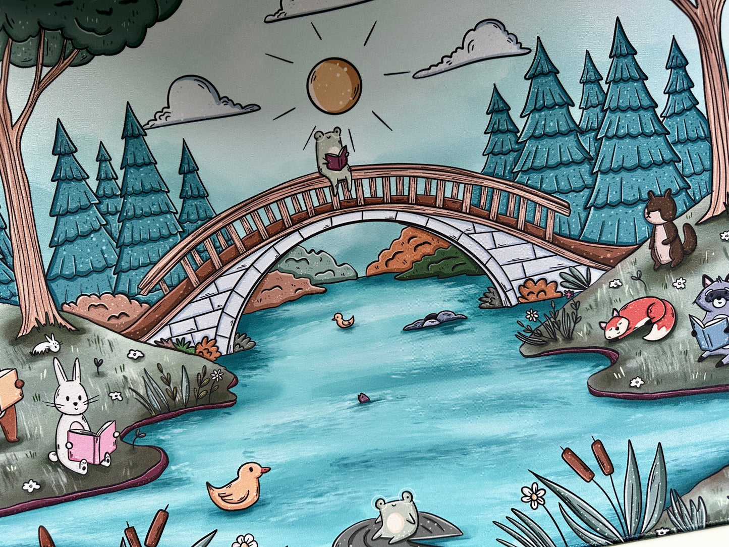 At the Lake Desk Mat / Gaming Mousepad