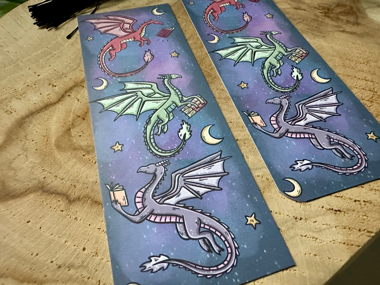 Lesezeichen Galaxie-Drachen