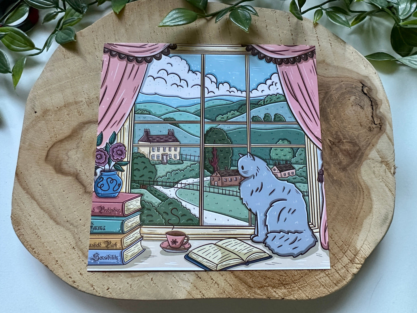 Jane Austen's English Countryside Postkarte