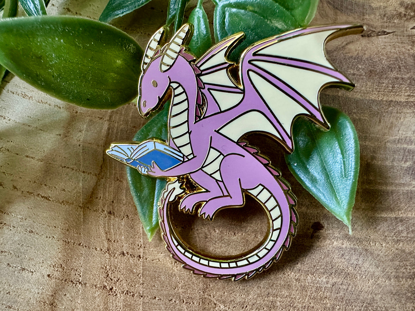 Pink Dragon Enamel Pin