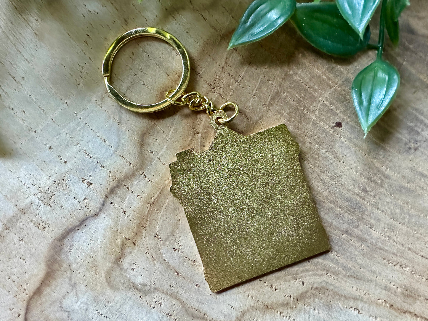 Library Metal Enamel Keychain