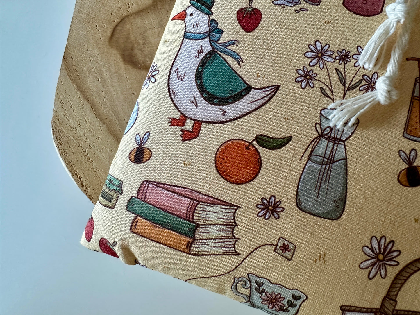 Cottage Core Picnic E-Reader Sleeve (Own Design)