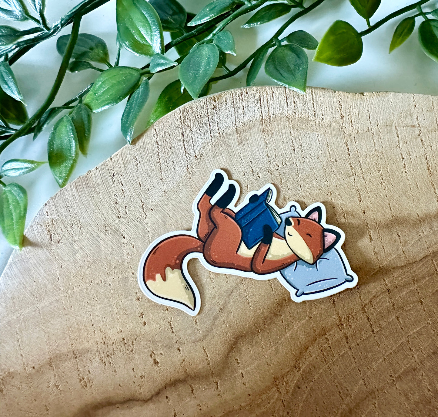 Gemütlicher Fuchs Aufkleber