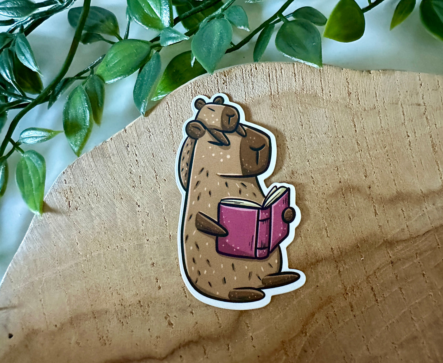 Capybara Friends Die Cut Sticker