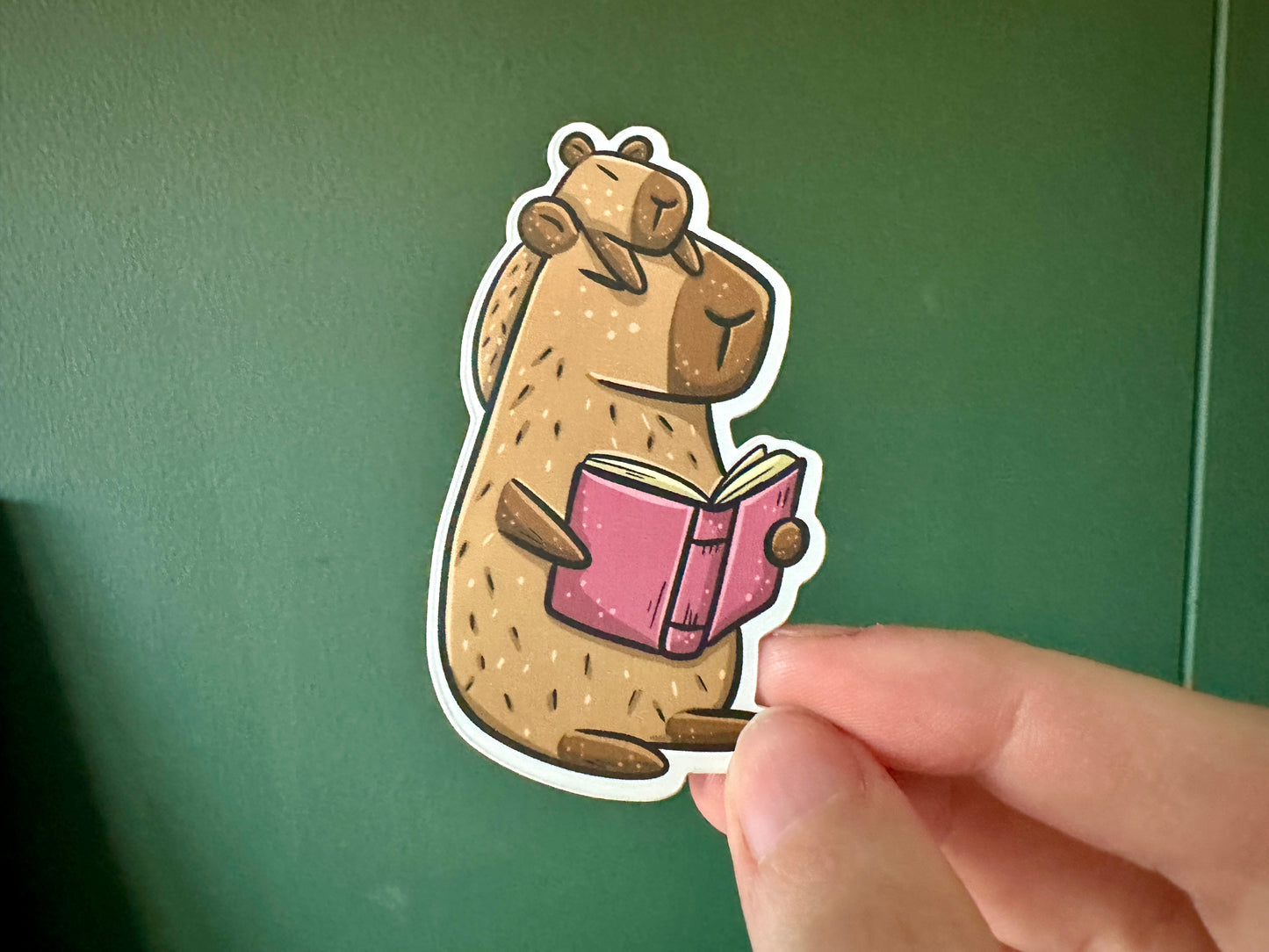 Capybara Friends Die Cut Sticker
