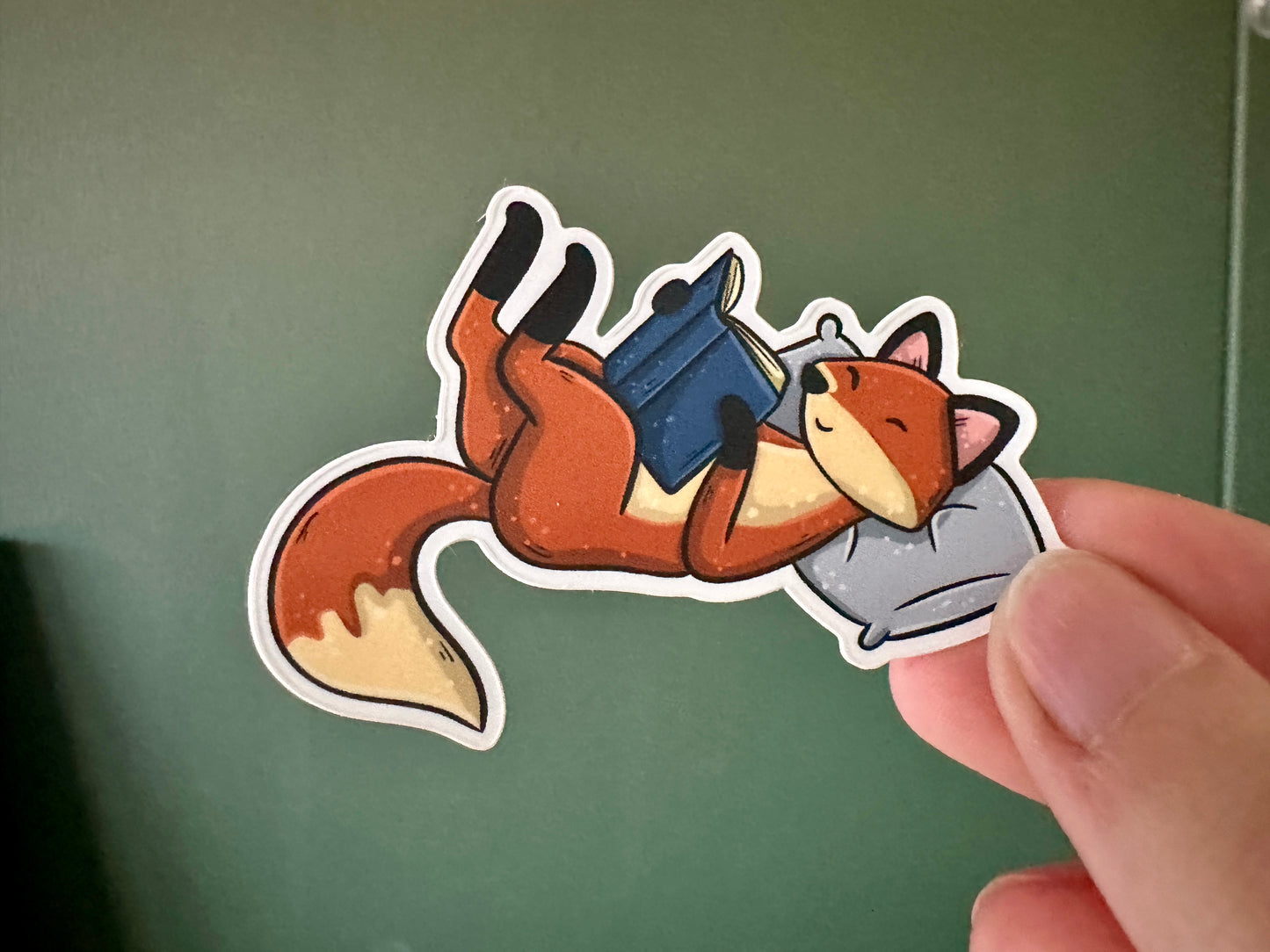 Gemütlicher Fuchs Aufkleber