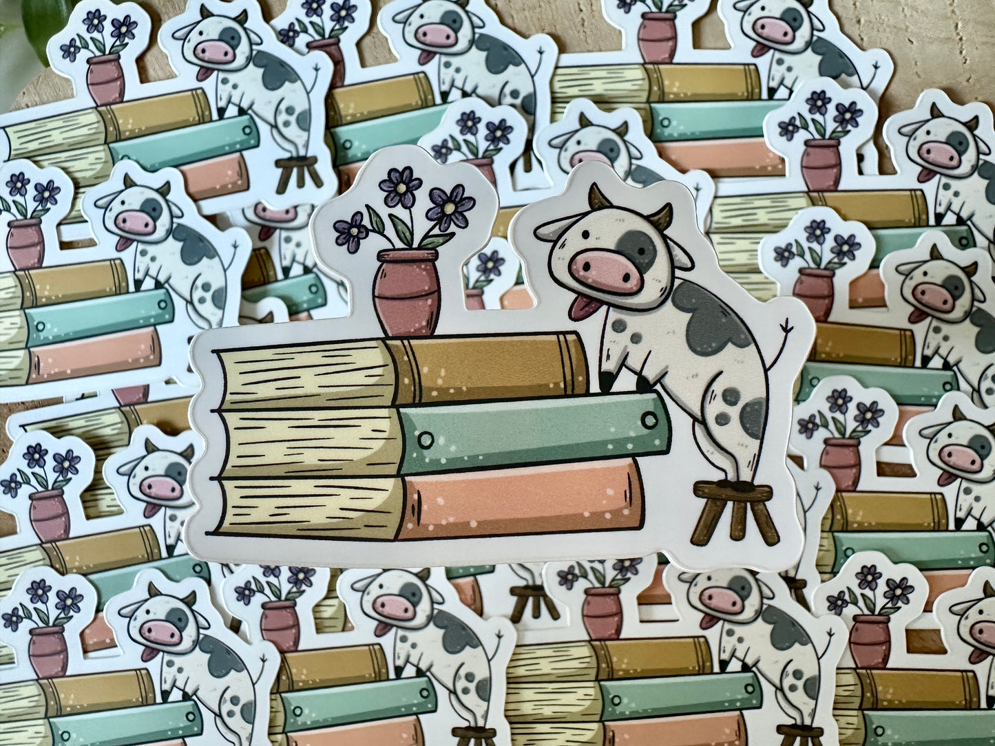 Cow Lick Aufkleber