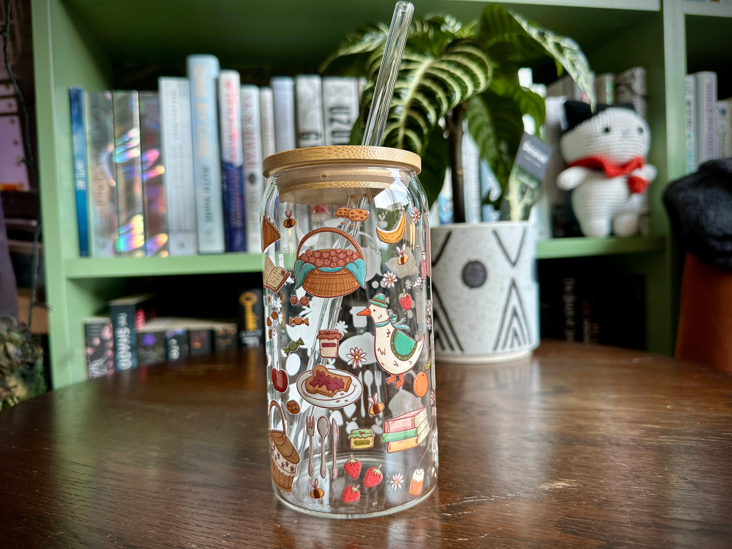 Cottage Core Picnic Gobelet en verre