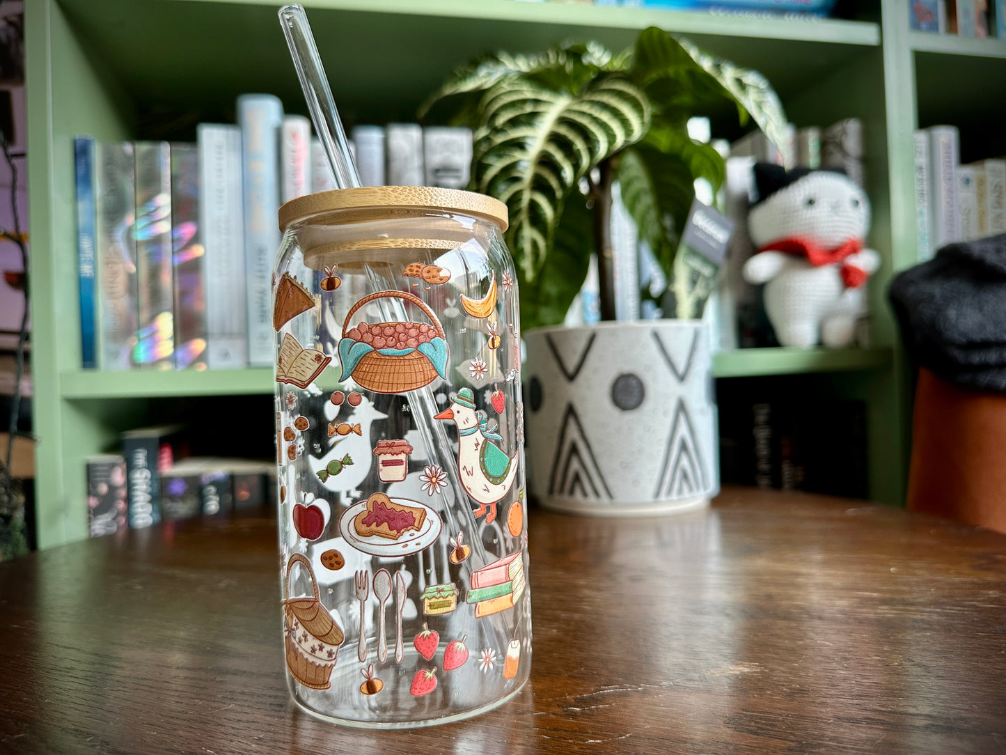 Cottage Core Picnic Gobelet en verre